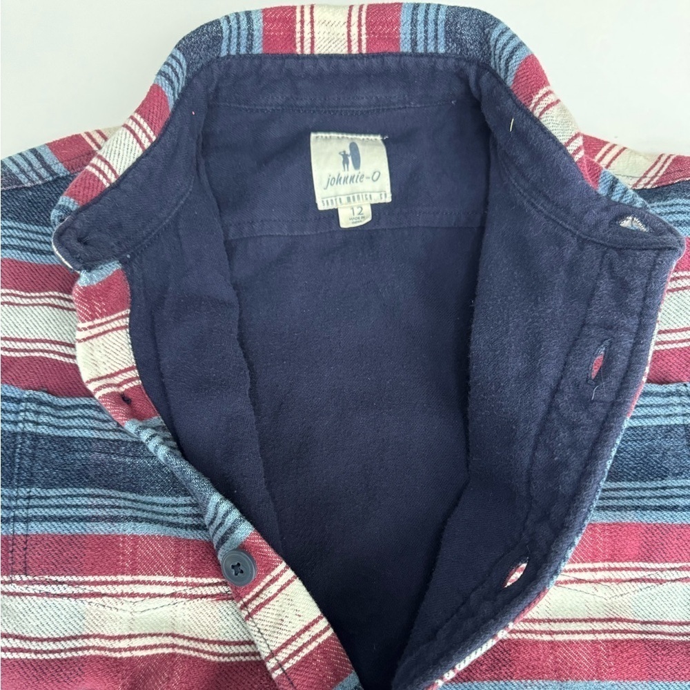 Johnnie-O Boys' Escondido Jr. Shacket Boys Size 12 - Picture 4 of 4